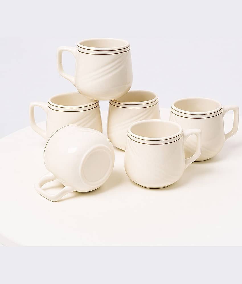 Love Unlimited Solid Bone China Tea Cup 150 ml ( Pack of 6 ) view 2