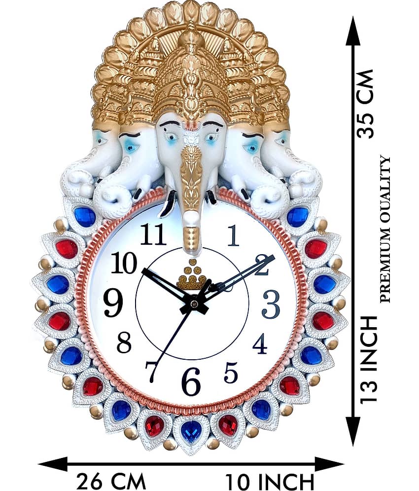 GrabBasket Assymetric Analog Wall Clock view 2