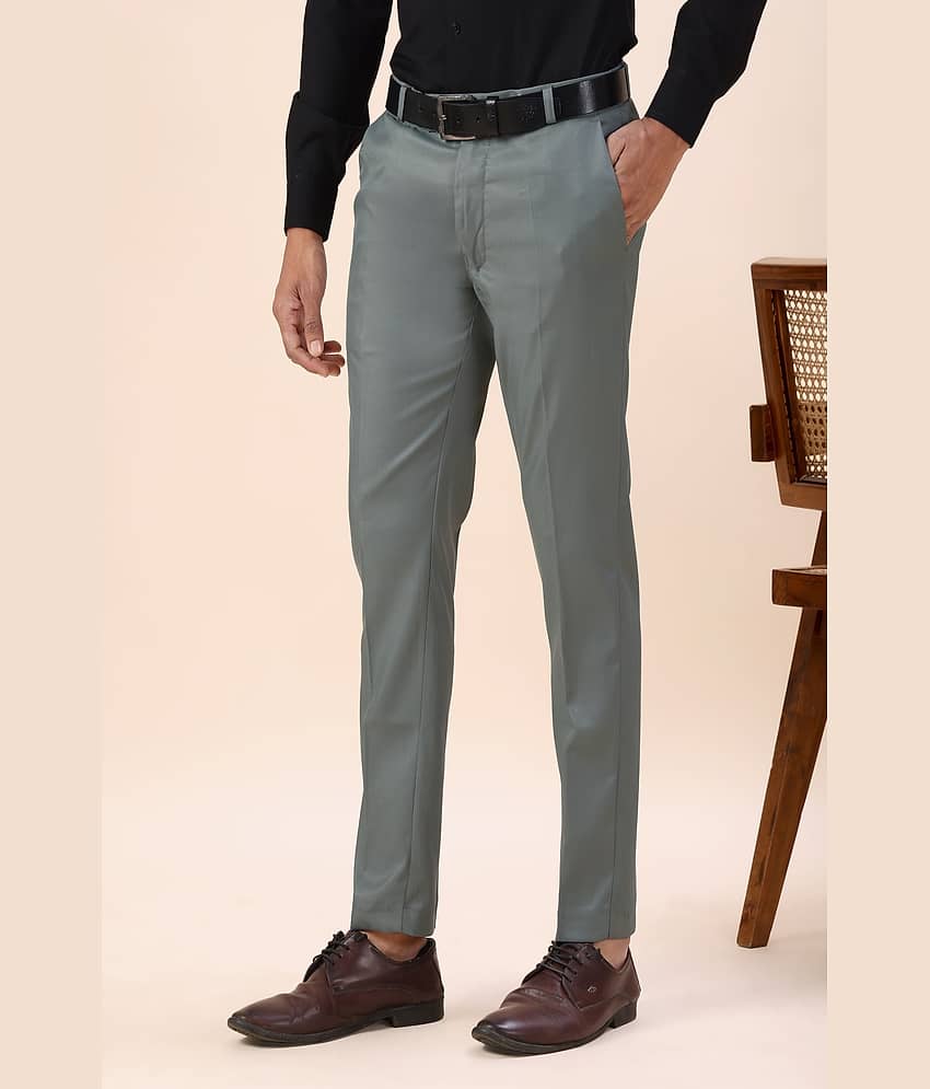 MOUDLIN Regular Men's Formal Trouser - Black ( Pack of 1 ) view 2