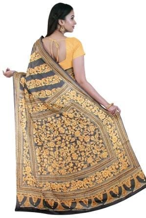 Kantha Stitch Saree view 2