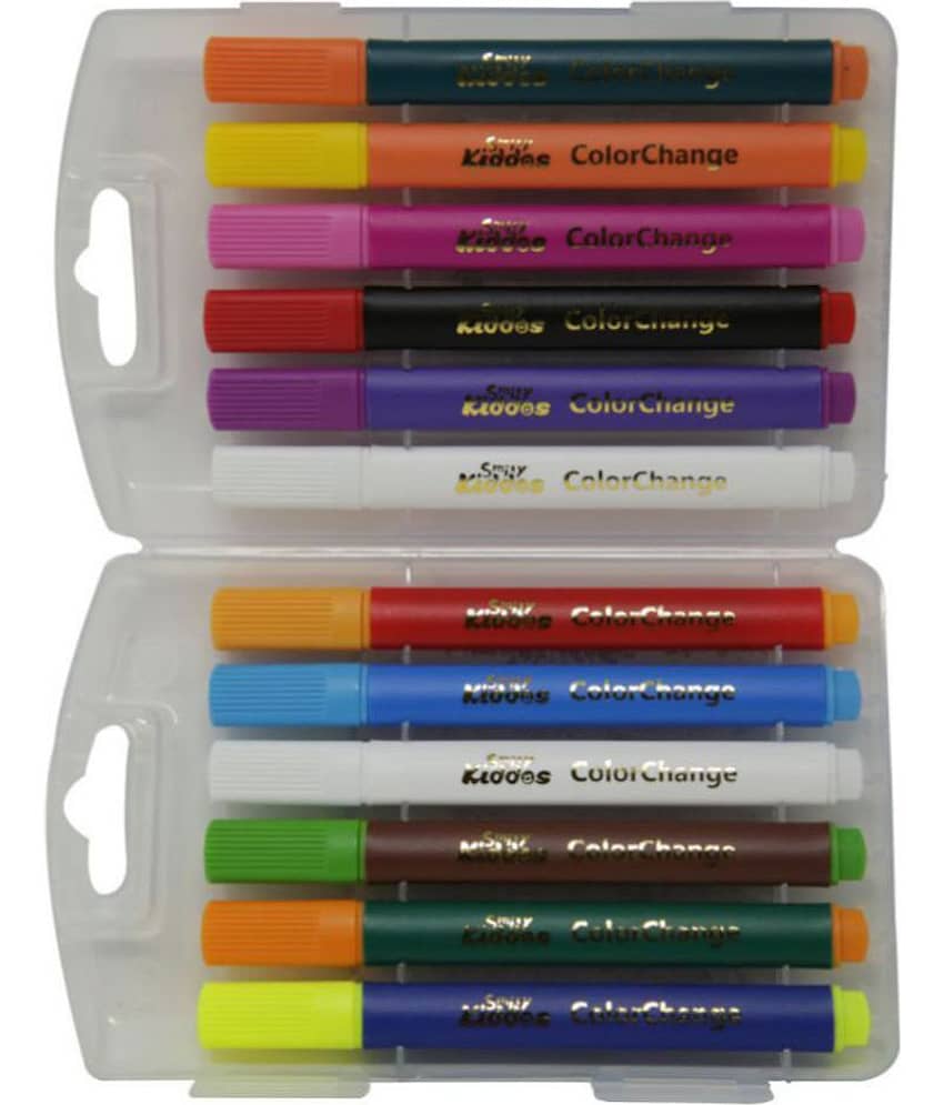 Smily kiddos | Smily Magic Color Change Pen (Mix) | Kids sketch Pen | School Sketch Pens | Kids Stationery | School Accessory's | Sketch Pen For Boys & Girls | Children's Drawing Pens | view 2