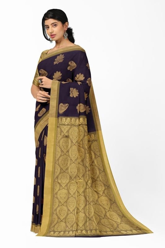 APCO Handloom (A Andhra Pradesh Govt Emporium)- Women's Traditional Pure Handloom Madhavaram Cotton Saree | MDCS00192 view 2