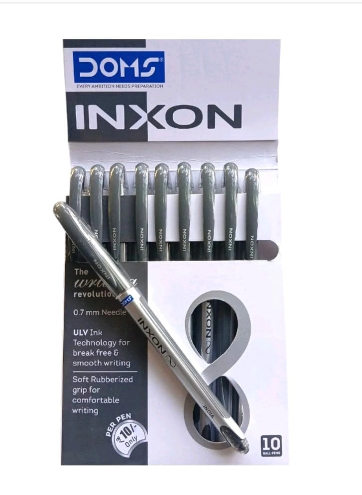 Doms Inxon Ballpen - Black(10pcs) view 2