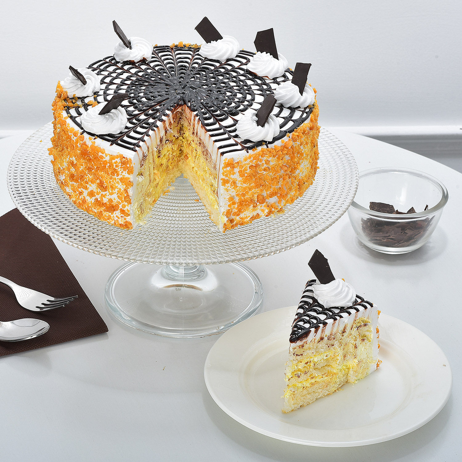 Special Butterscotch Cake Half Kg view 2