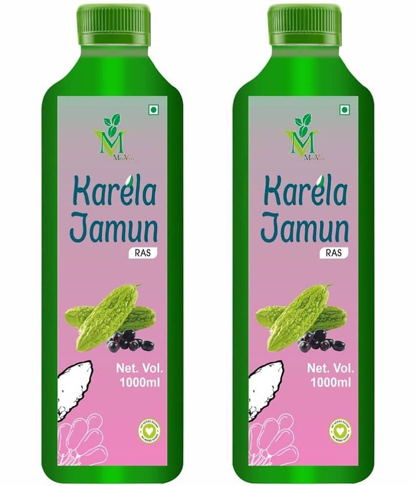 Karela Jamun sugar free Juice Pack of 2 - 1000ml