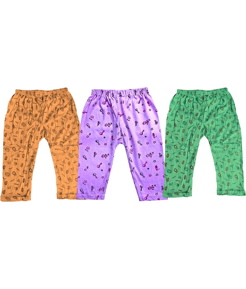 DAYAKU Pack of 3 Cotton Blend Three-Fourth For Boys ( Multi Color ) view 2