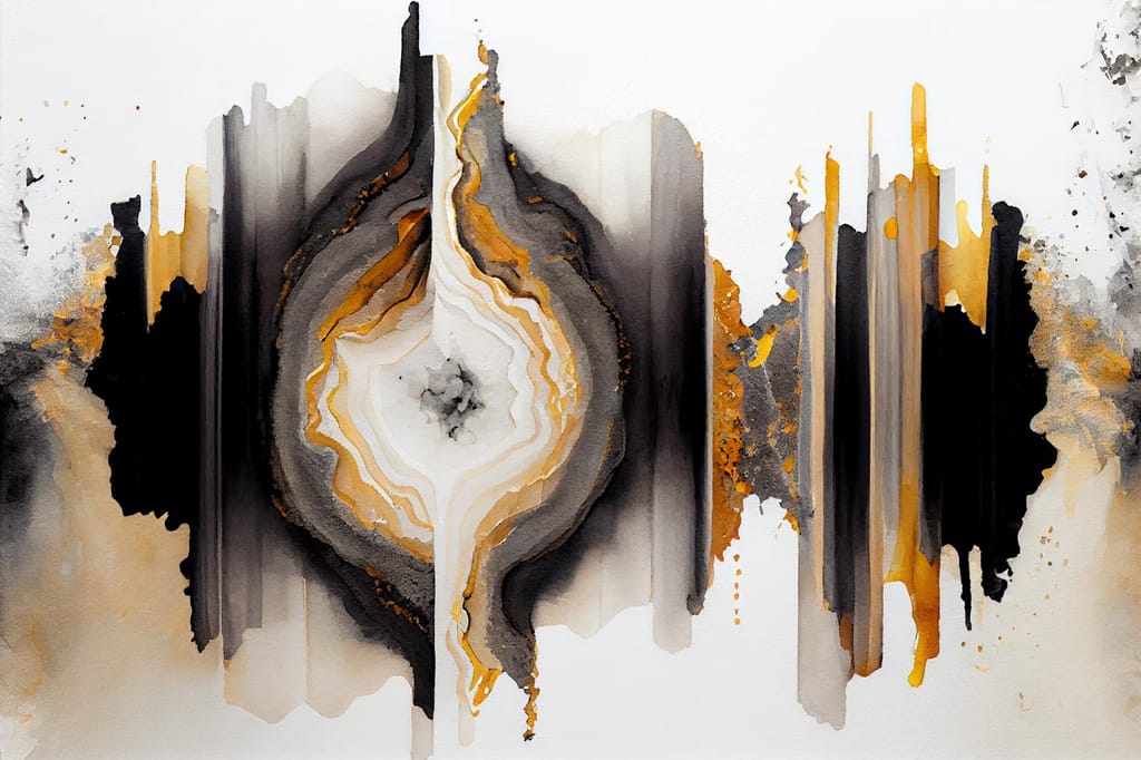 DARKNESS REFLECTION 24in X 16in WITH BLACK FRAME view 2