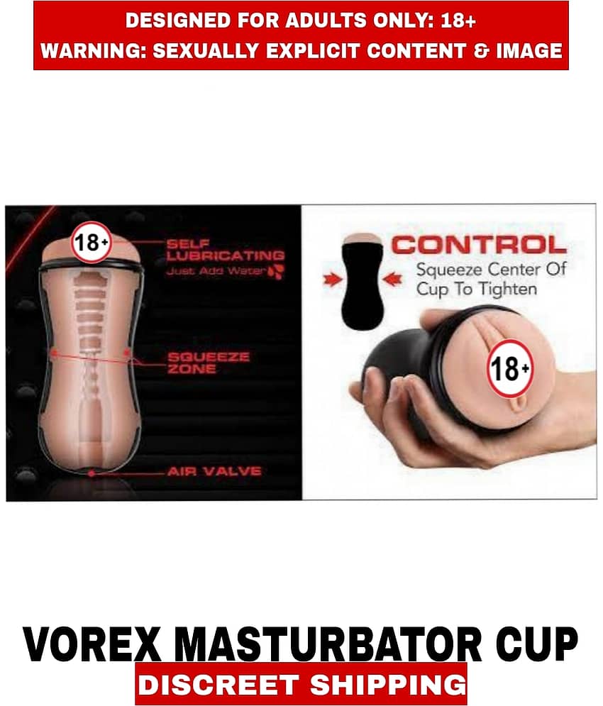 Premium Quality New Sexy toy Vorex Squeeze Pussy Masturbator Cup Fleshlight For Men view 2