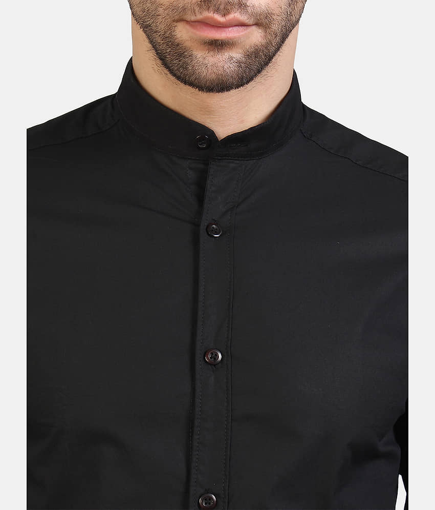Life Roads - Black Cotton Slim Fit Men's Casual Shirt ( Pack of 1 ) view 2