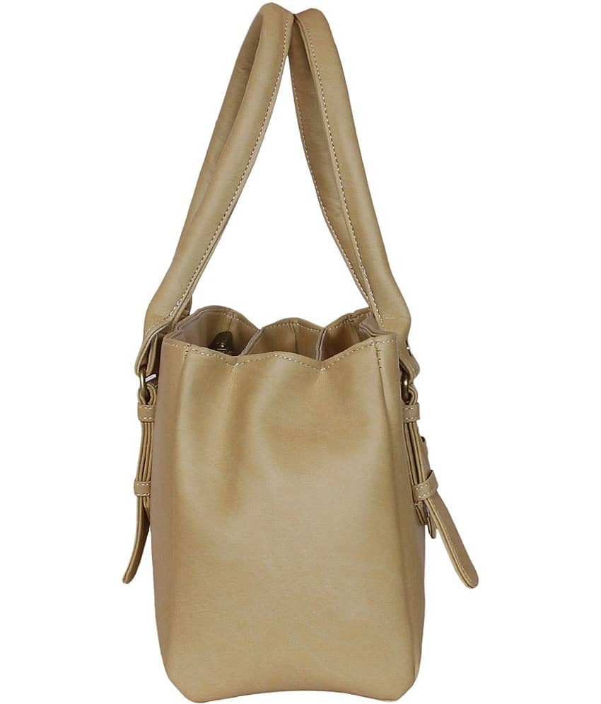 Fostelo - Beige Fabric Shoulder Bag view 2