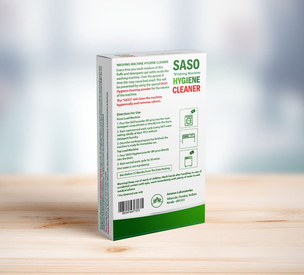 SASO WASHING MACHINE HYGIENE CLEANER CUM SANITIZER view 2