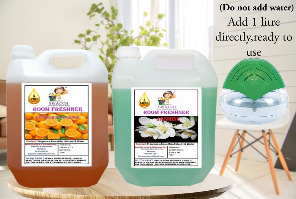 Swacch Room Freshner (5 Litre) (Pack of 2) Orange & jasmine view 2