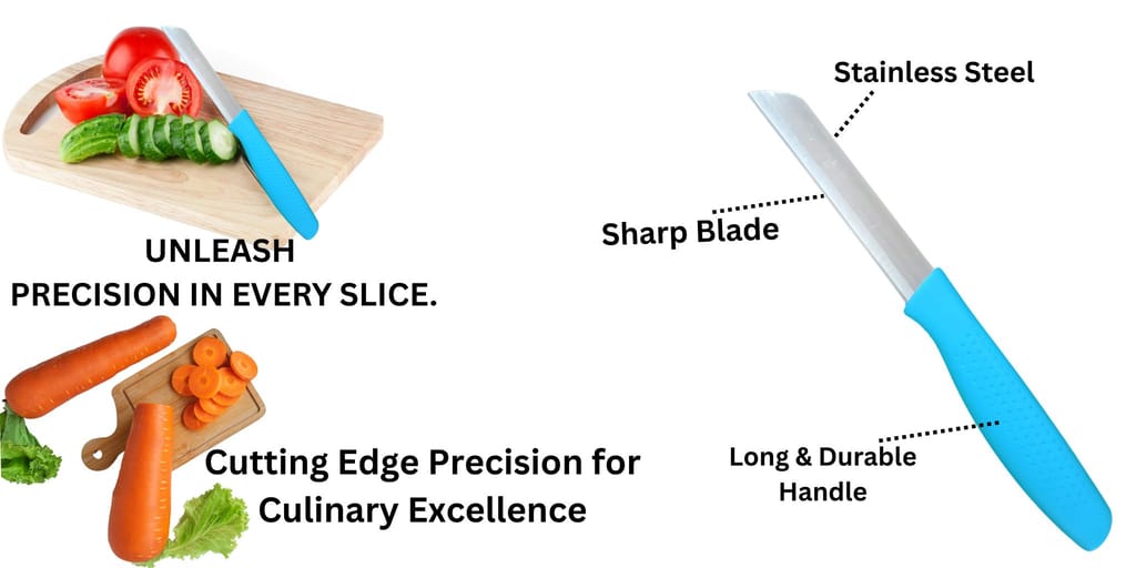 Wektu Kitchen Knives Set Of 4 PC/MultiUse/Perfect for all Kitchen/1Pack view 2