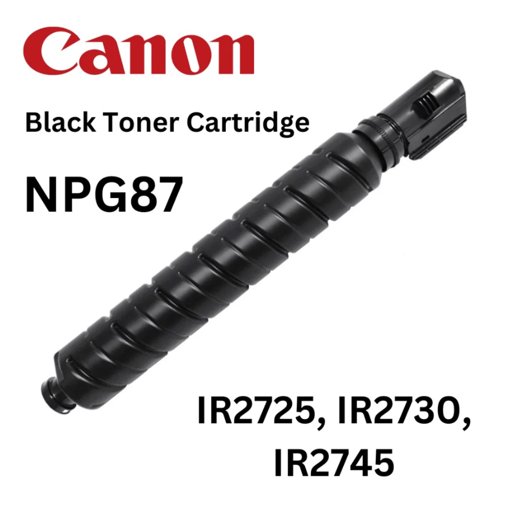Canon NPG87 CEXV63 Black Toner Cartridge for Printer IR2725, IR2730, IR2745 Copier view 2