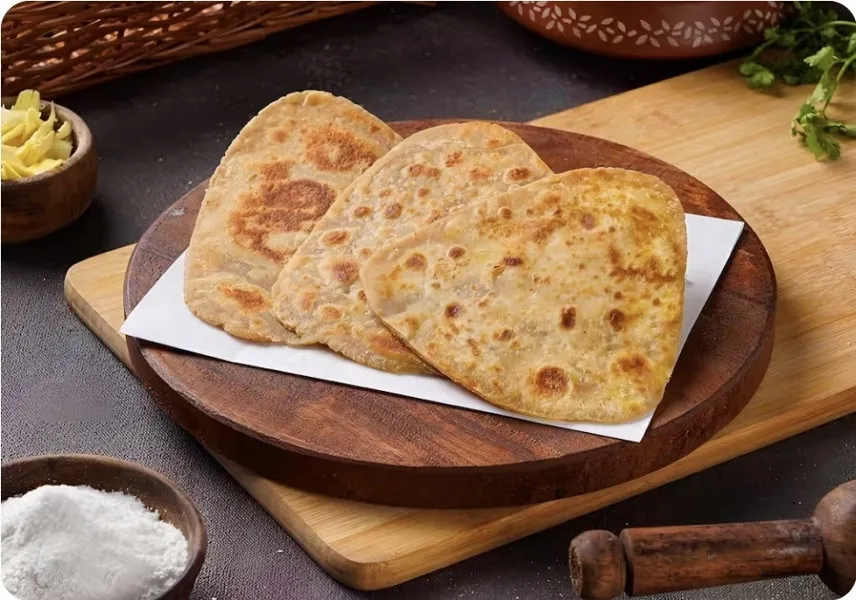 3 Wheat Parathas