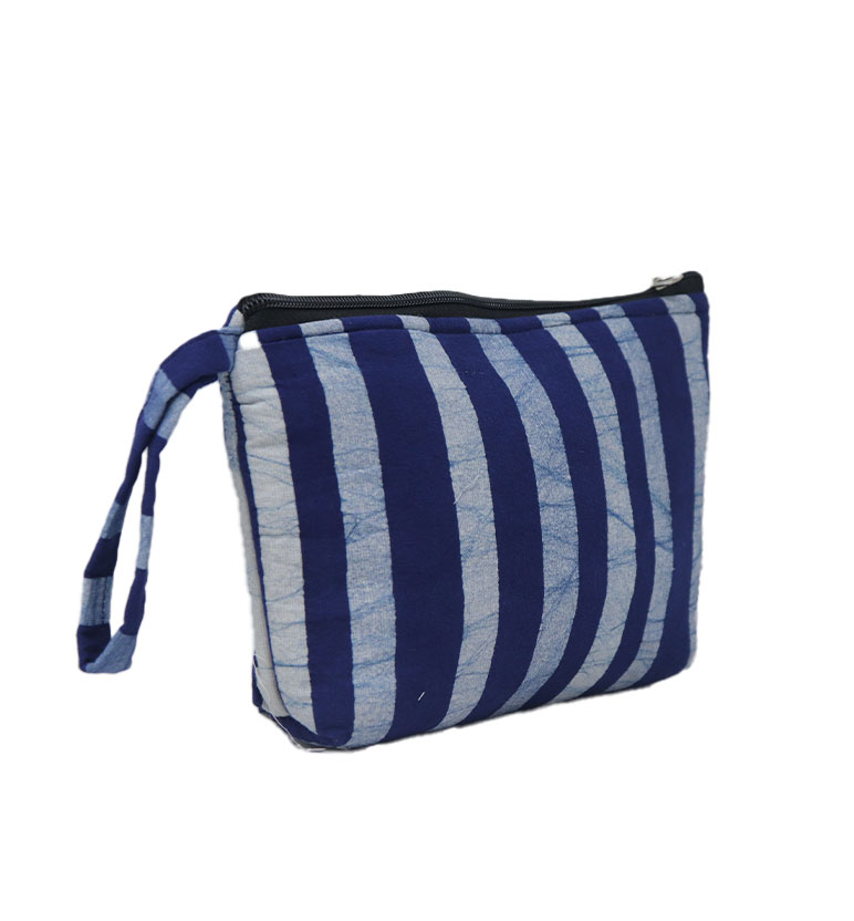Handcrafted Batik Cotton Pouch view 2