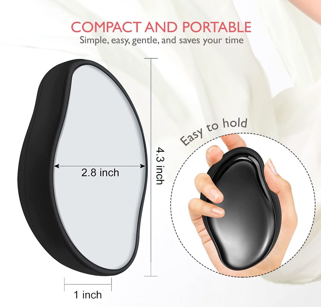 Crystal Hair Removal Eraser Exfoliator Tool for Arms Legs Back Body Any Part view 2