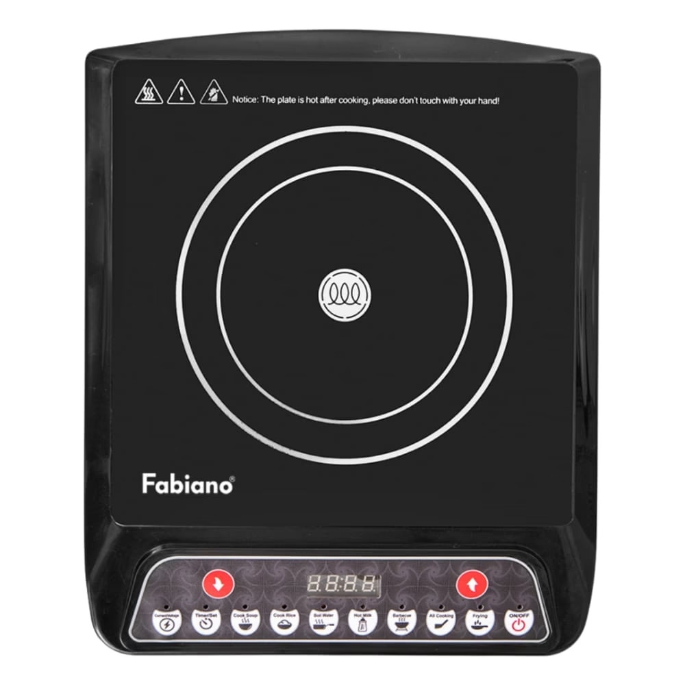 Fabiano Induction Prime Push Button 2000 Watts - Black