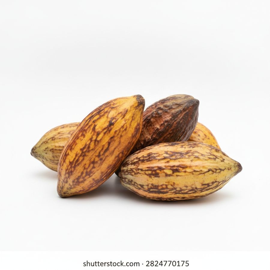 Raw Cocoa Pods - 1 kg - One bundle of cocoa pods view 2