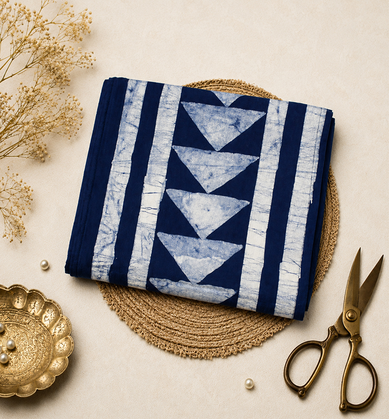 Handcrafted Batik Pure Cotton Table Runner view 2