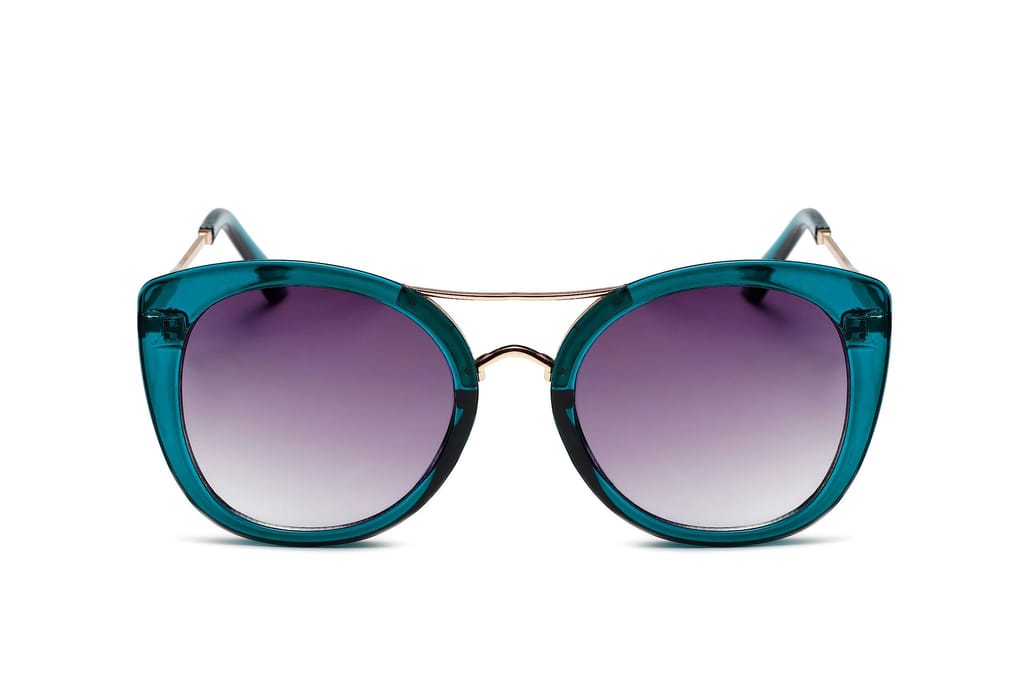 Eyenaks Cateye Sunglasses for Women | Premium Metal and PC Finish | UV400 Protection | Pack of 1 (Blue) view 2