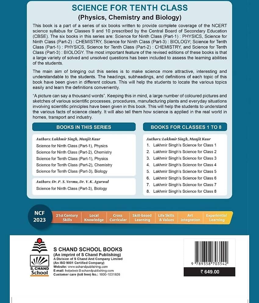Science for Class 10 Part-1 Physics 2024-2025 view 2