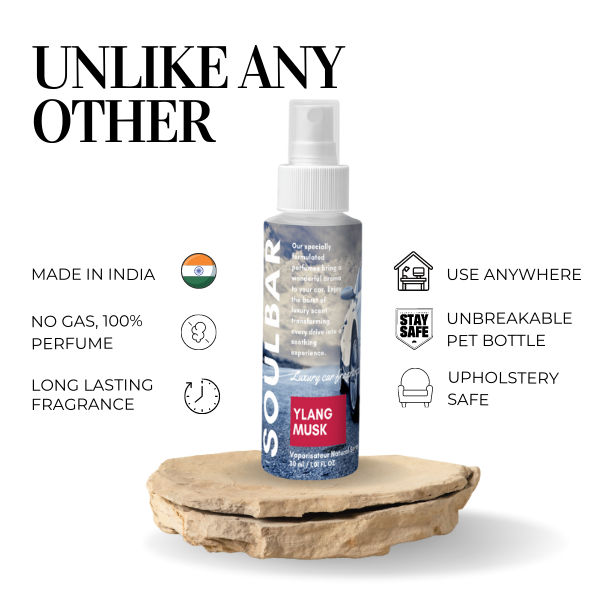 SOULBAR Premium Car Freshener Spray - Ylang Musk, 30 ml view 2