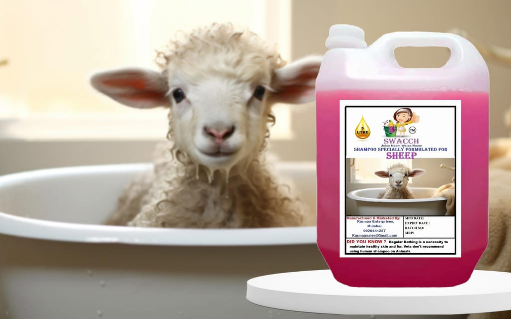Swacch Shampoo Specially Formulated for Sheep (5 Litre) Rose view 2