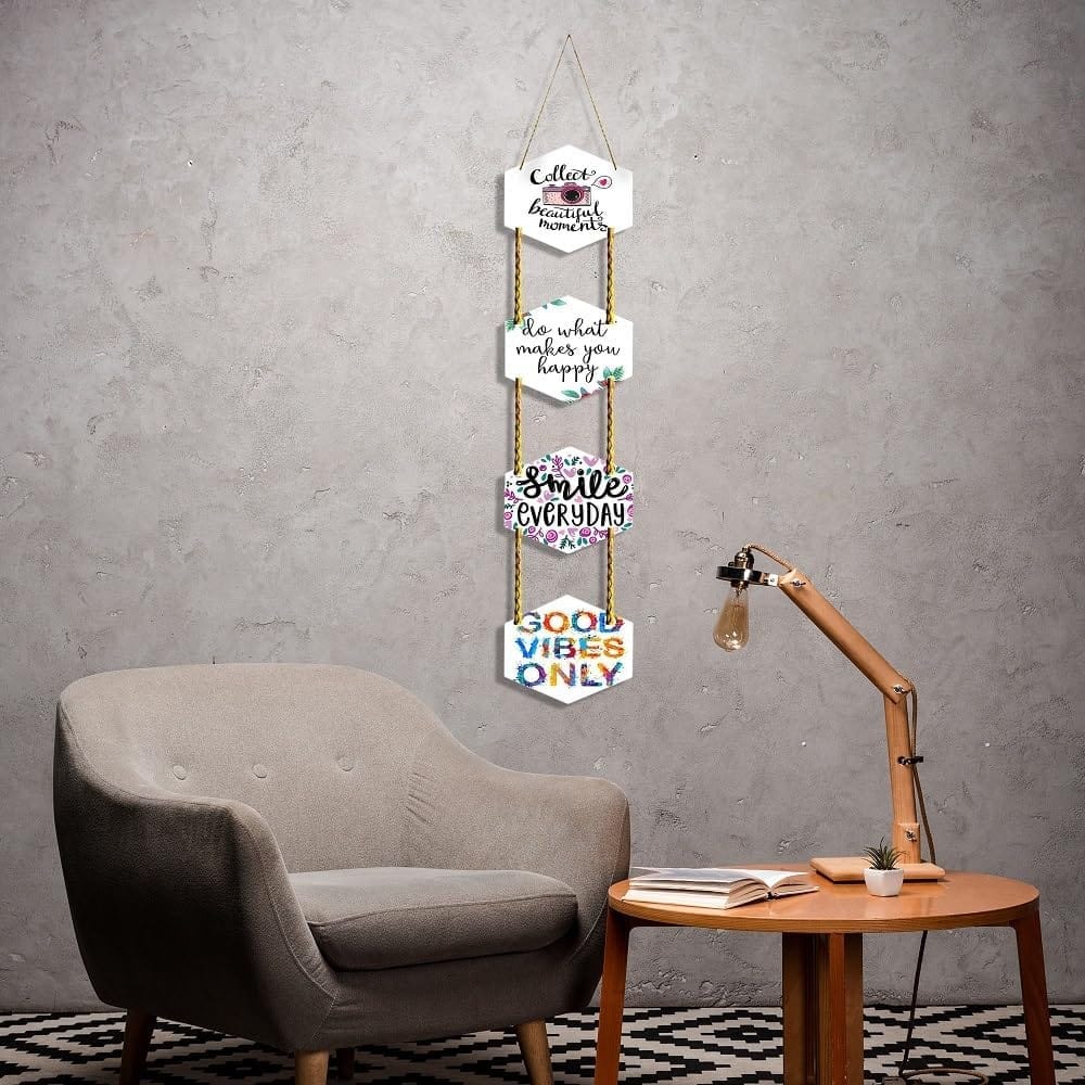 Wall Hangings for Home Decoration Items for Living Room Decor Welcome Home Wall Hanging for Home Office Decoration Handmade Craft Decorative Wall Art (WH1607) view 2