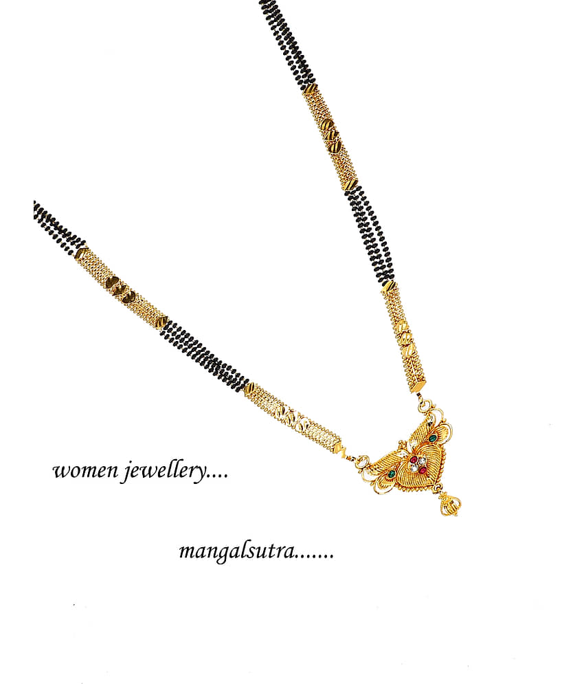 Shankhraj Mall Gold Plated Letest & Designer Mangalsutra For Women-100254 view 2