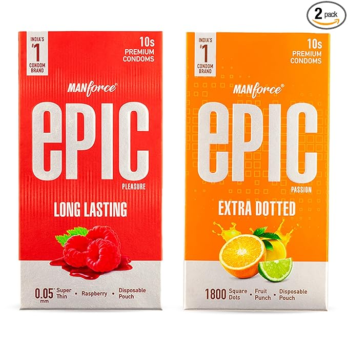 Manforce Epic Passion and Hot Dots 10s(Pack of 2)