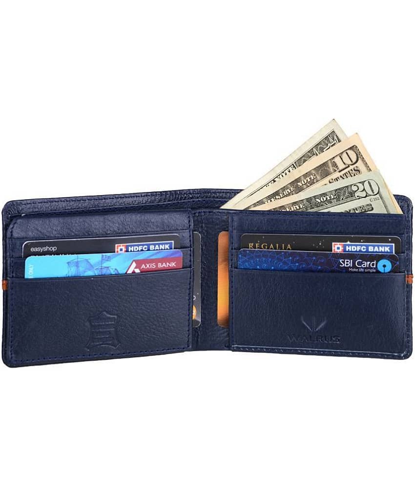 Walrus Leather Black Casual Regular Wallet view 2