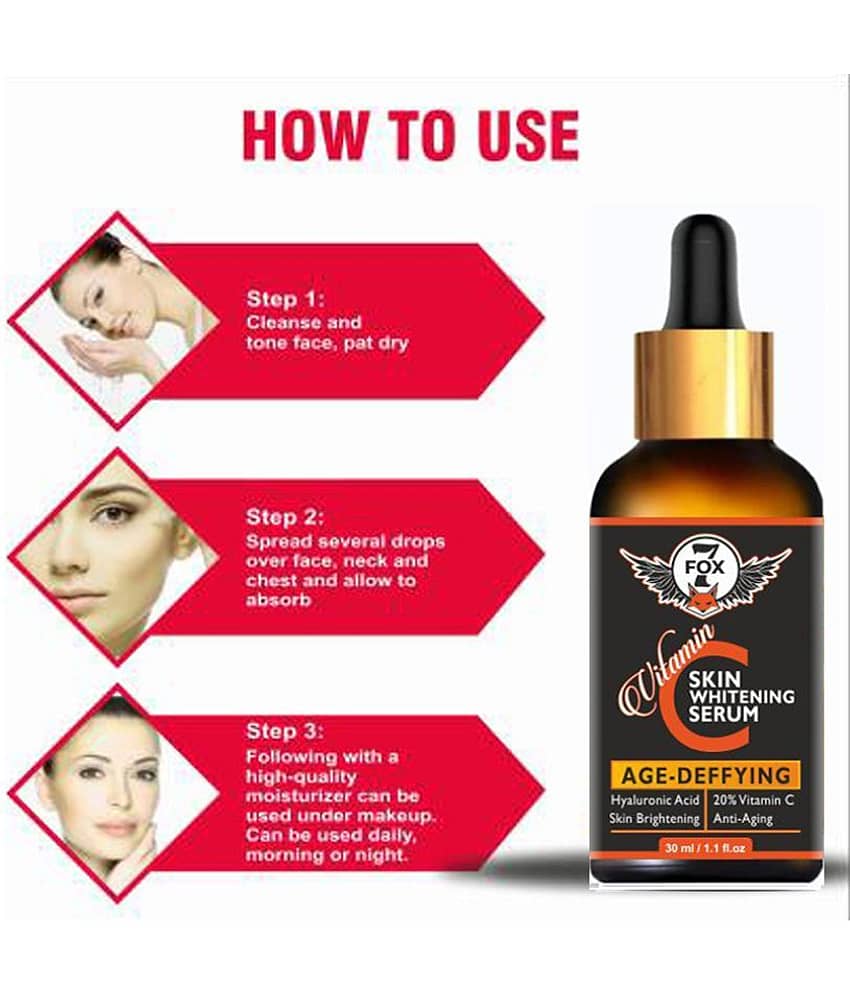 7 FOX Vitamin C Whitening Face Serum - Skin Brightness Face Serum- Face Serum SPF 2 30 mL view 2