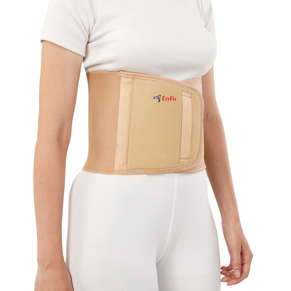 EZYFIT Abdominal Binder, Ideal For Slimming Waist, Lower Back Pain Relief, After Delivery For Tummy Reduction Belt For Men And Women view 2