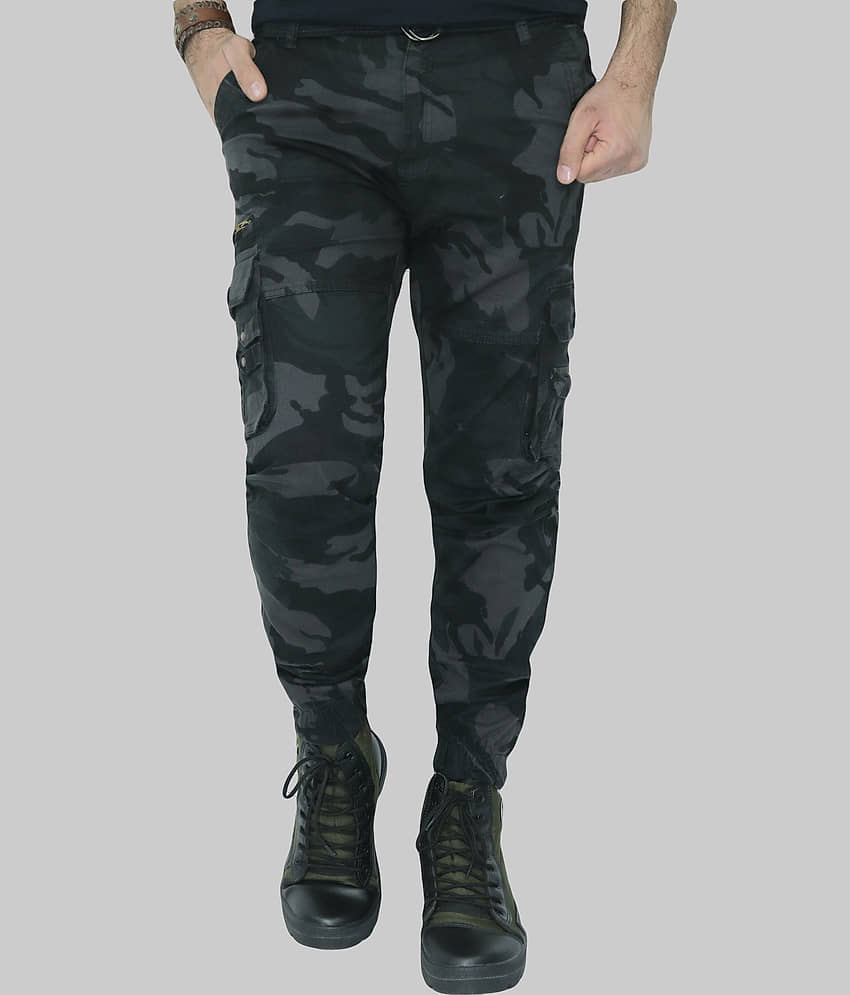 Urban Legends Regular Flat Men's Cargos - GREEN ( Pack of 1 )