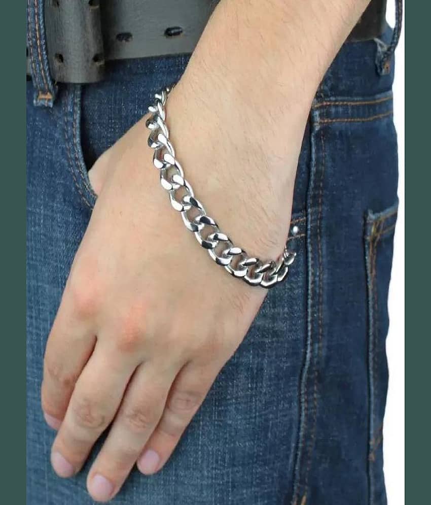 Beauden Silver Bracelet ( Pack of 1 ) view 2