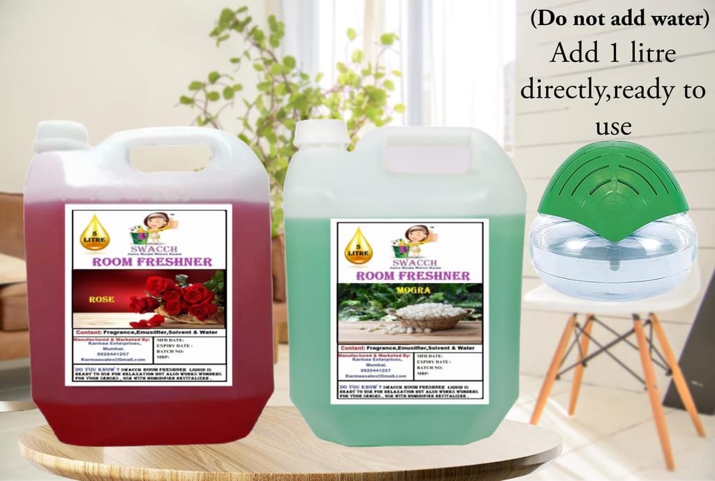 Swacch Room Freshner (5 Litre) (Pack of 2) Rose & Mogra view 2