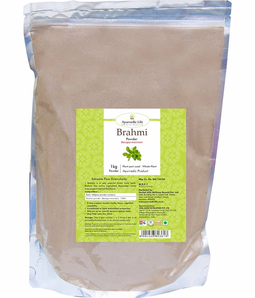 Ayurvedic Life Brahmi Powder 1 Kg Pack of 1