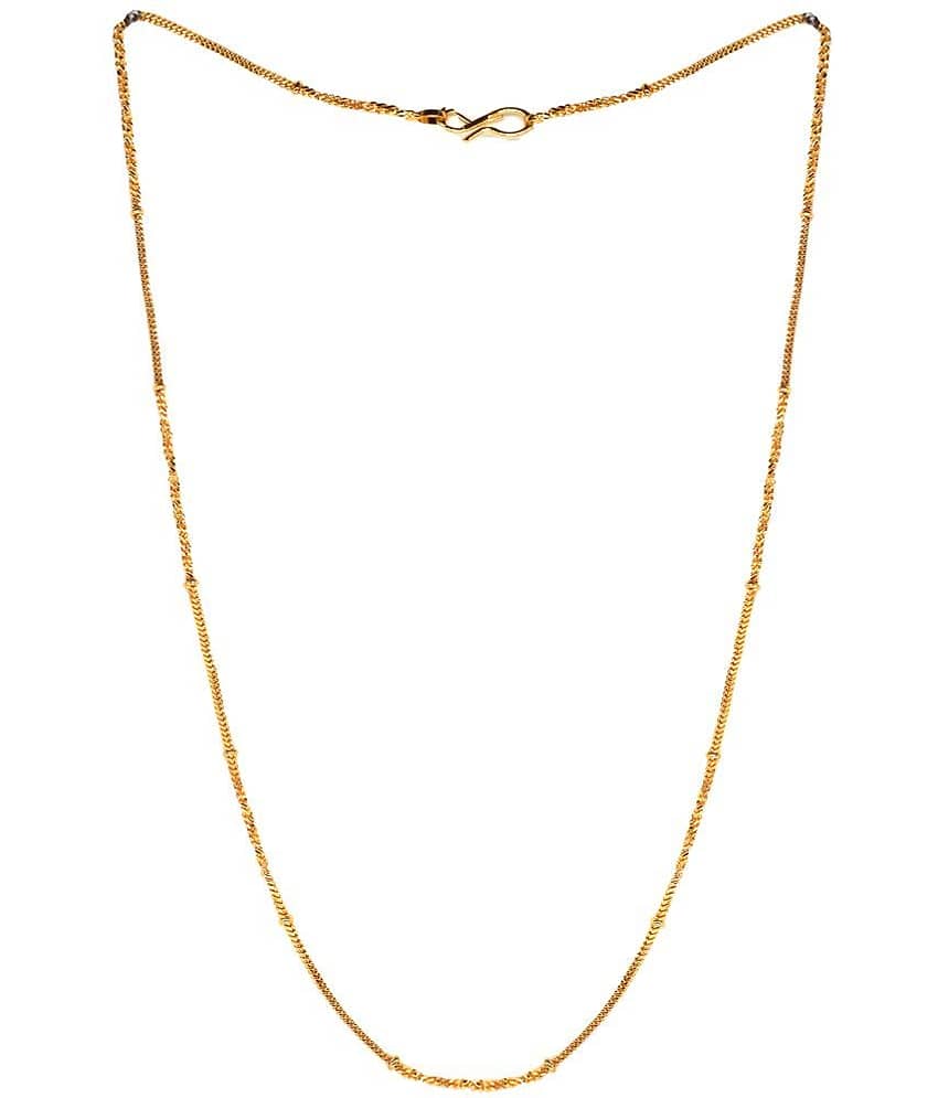 JIPPA Gold Plated Chain ( Set of 1 )