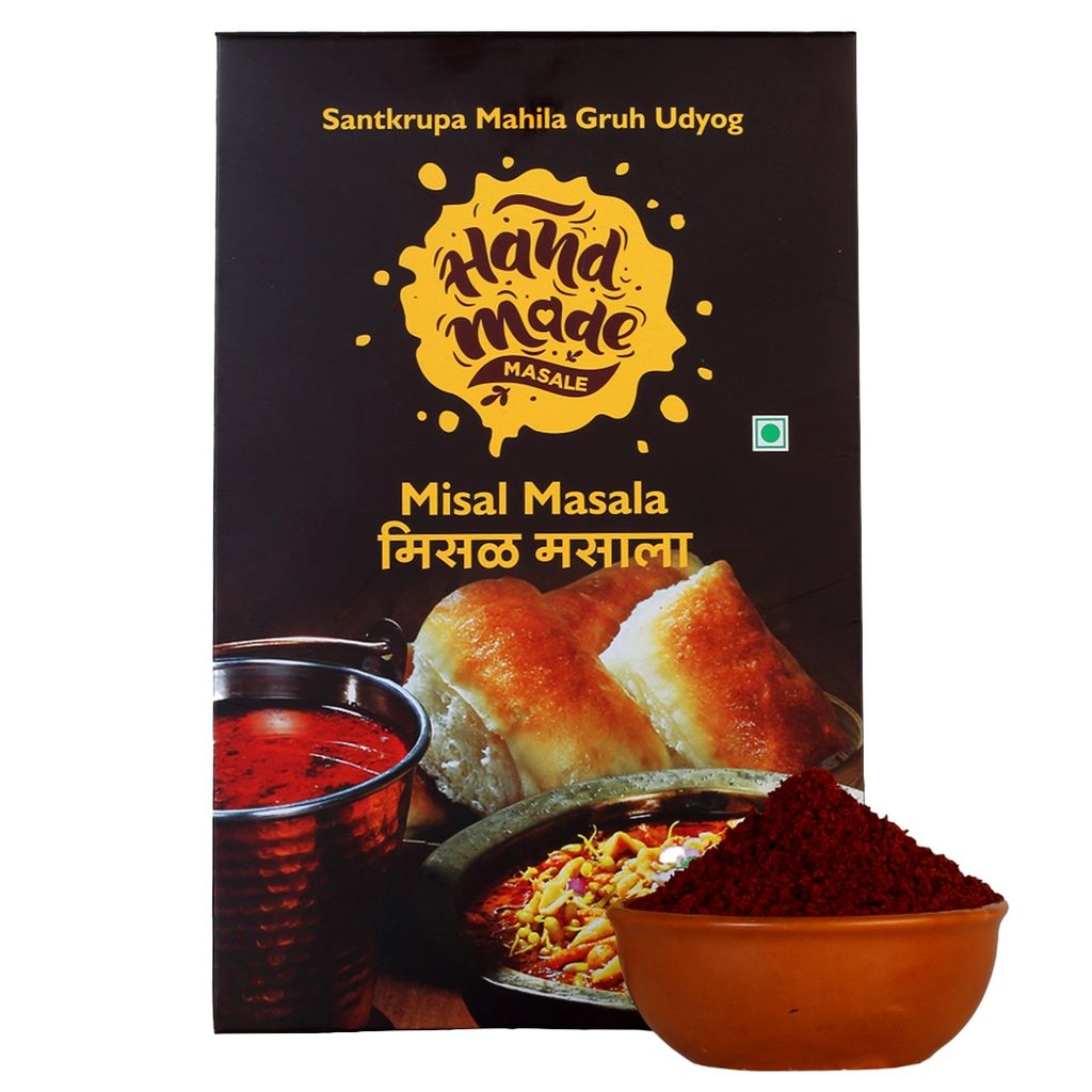 Handmade Masale Misal Masala | Authentic Indian Spice Blend | 100% Natural and Fresh | No Artificial Flavors or Preservatives | Vegan and Gluten-Free view 2