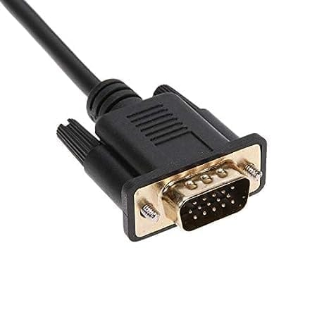 DisplayPort to VGA Adapter Converter Male to Male Gold-Plated Cord Cable For Monitor Projector Displays (1.5 Meter) view 2