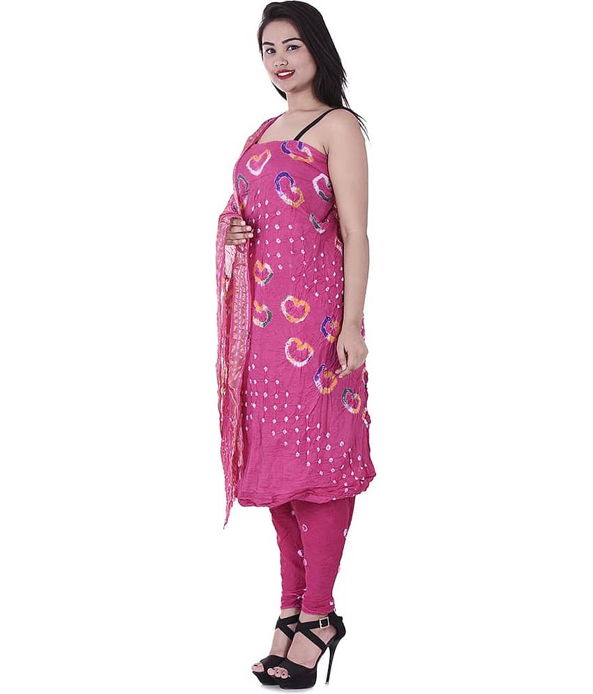 Apratim Women Cotton A-line Dress ( Multi Color ) view 2