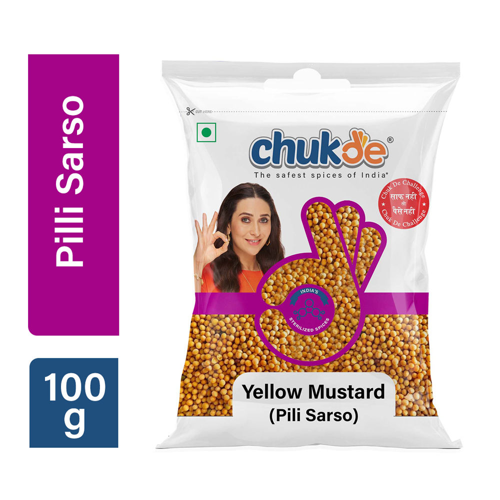 Chukde Spices Pili Sarso Sabut, 100 gm