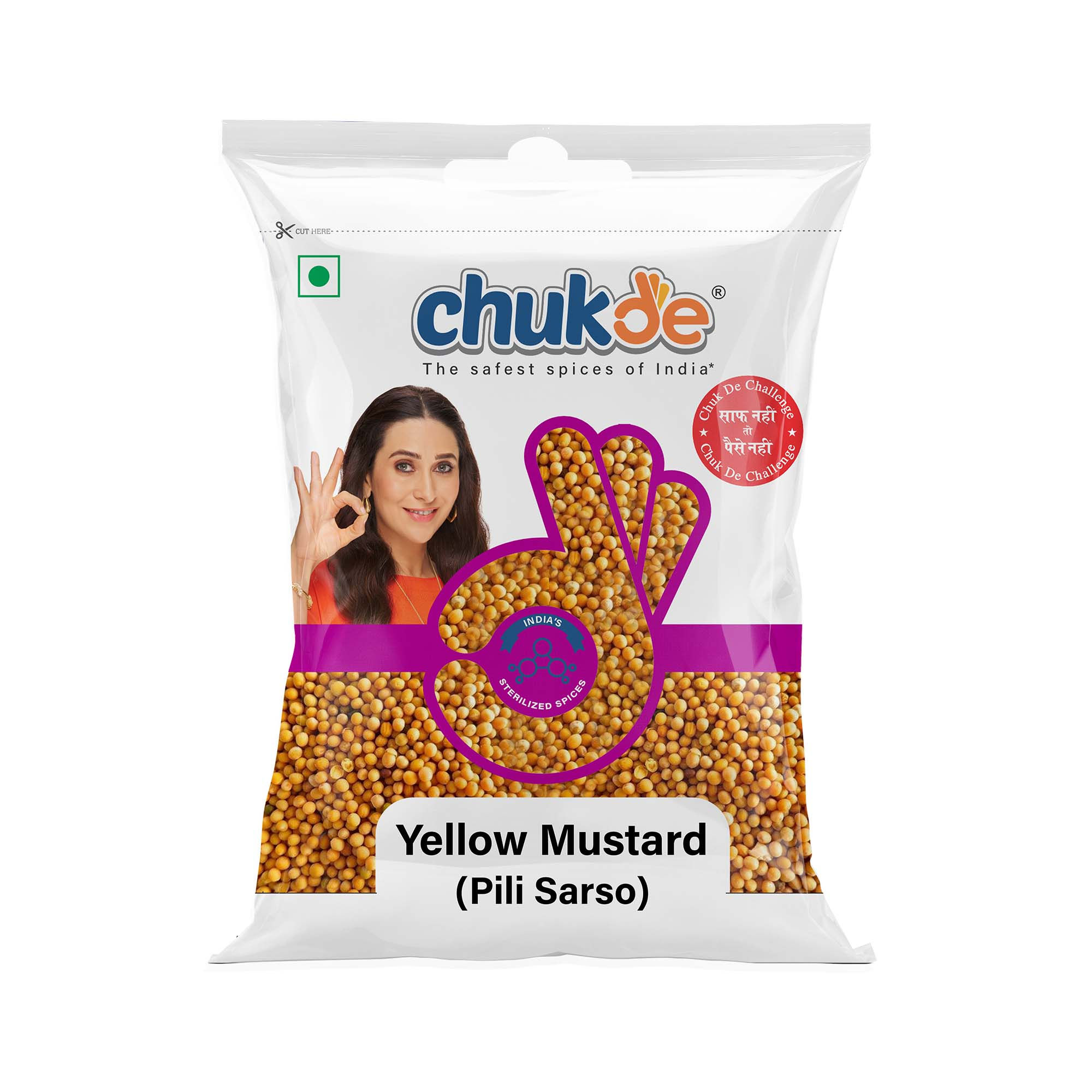 Chukde Spices Pili Sarso Sabut, 100 gm view 2