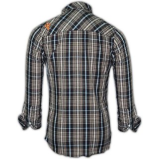 Blacksoul Men Checkered Casual Shirt red in color full sleeves view 2