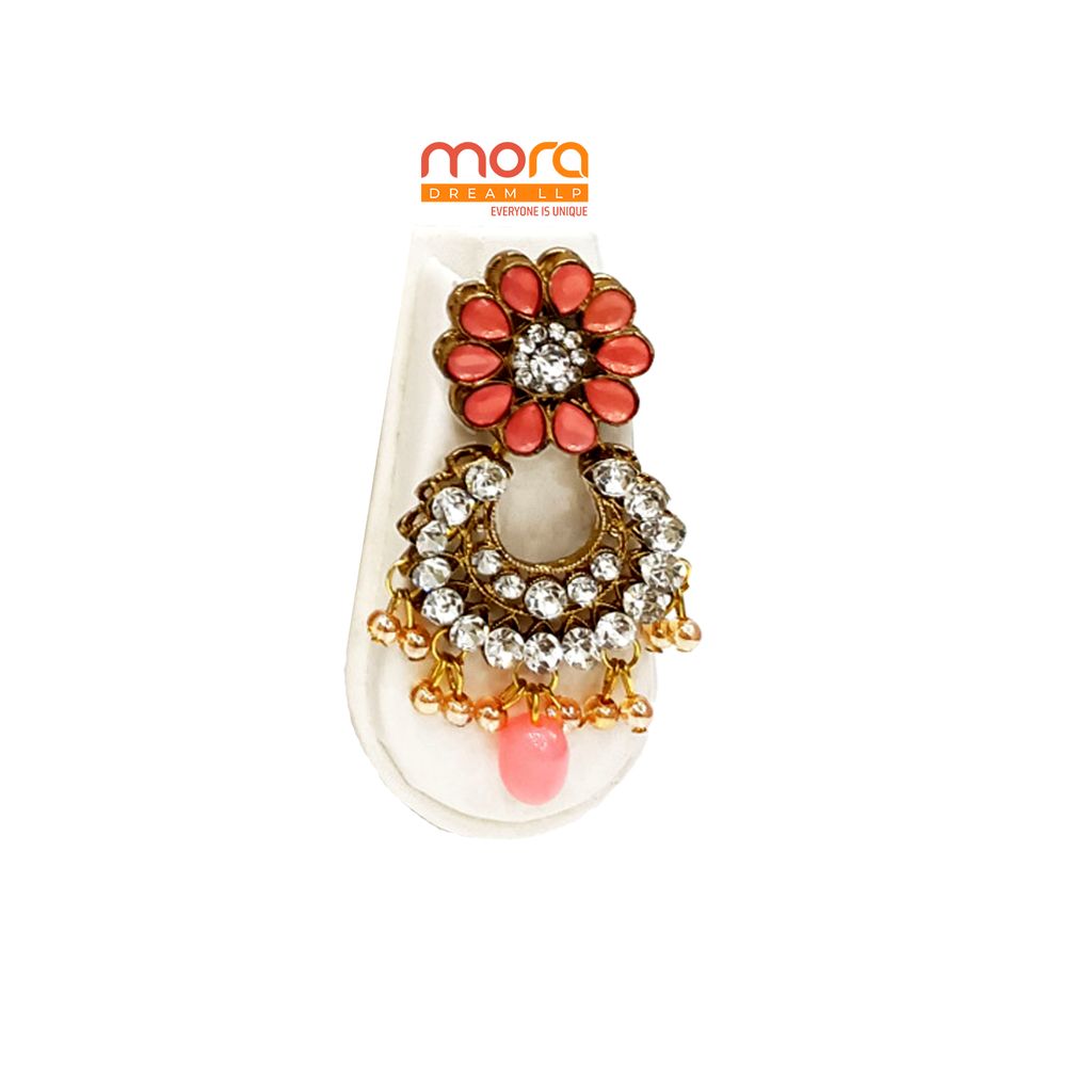 Necklace Peach Colour view 2