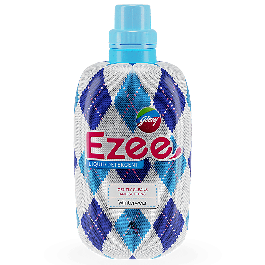 Godrej Ezee Liquid Detergent For Winter Wear, Woolmark Certified, 500 G Bottle view 2