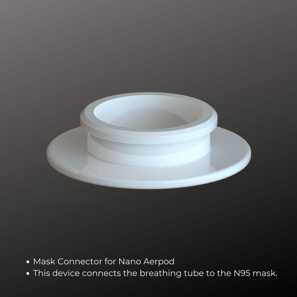 Nano Aerpod - Mask Connector (pack of 2) view 2