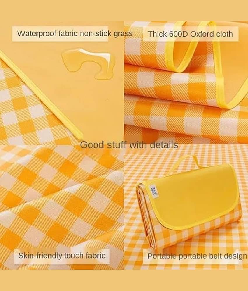 Foldable Picnic Mat Waterproof Blanket Extra Large for Garden, Beach, Camping, Hiking, Travel, Hajj, Large Size, Machine Washable, Camping and Outdoor Activities view 2