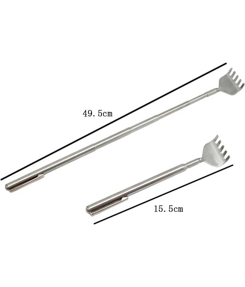 Extendable Stainless Steel Back Itching Scratcher With Telescopic Itching Stick view 2